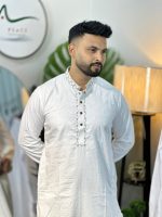 White Premium Panjabi - Image 3